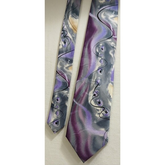 J Garcia Creme de Menthe Hangover Collection Fifty-Five 100% Silk Tie Men's Mint - Picture 3 of 7
